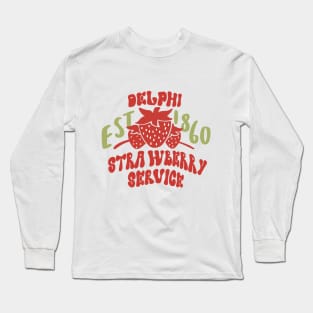 Delphi strawberry service Long Sleeve T-Shirt